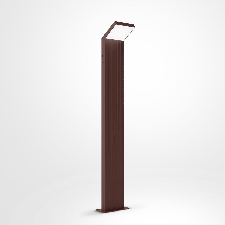 Brilagi - Lâmpada LED para exterior RIANO LED/8W/230V, castanha, IP65, 80 cm