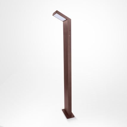 Brilagi - Lâmpada LED para exterior RIANO LED/8W/230V, castanha, IP65, 80 cm