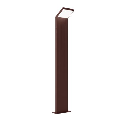 Brilagi - Lâmpada LED para exterior RIANO LED/8W/230V, castanha, IP65, 80 cm