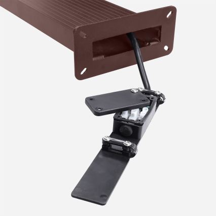 Brilagi - Lâmpada LED para exterior RIANO LED/8W/230V, castanha, IP65, 80 cm