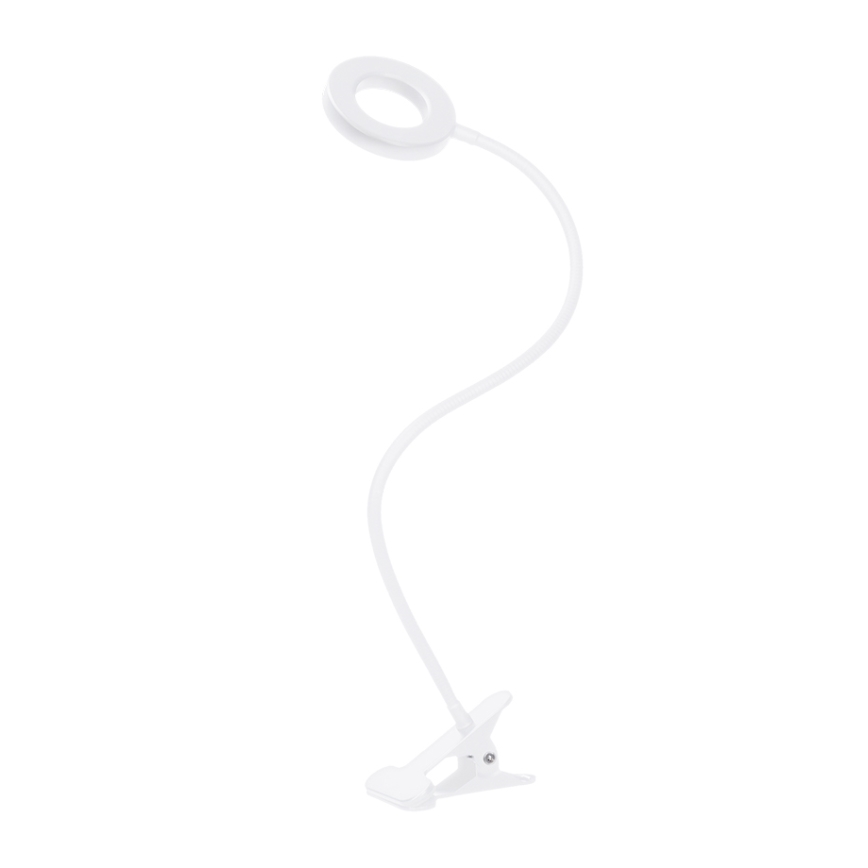 Brilagi - Lâmpada LED regulável com clipe ORBELA LED/8W/5V 3000/4000/5000K branca