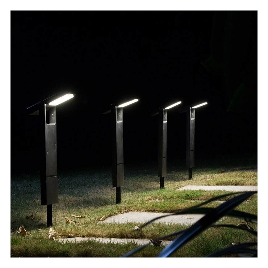 Brilagi - Lâmpada Solar LED SUN SPIKE LED/4W/3,7V 2200 mAh IP44