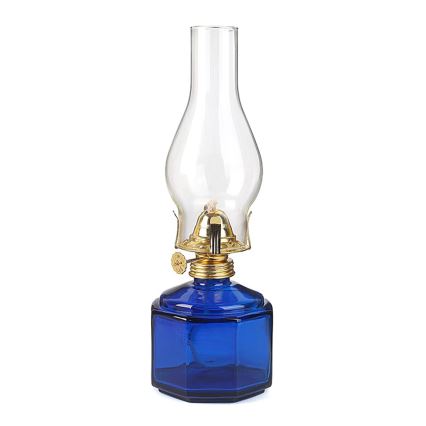 Brilagi - Lamparina a petróleo MERLIN azul