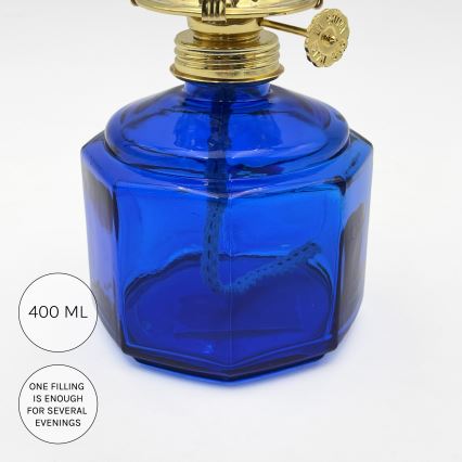 Brilagi - Lamparina a petróleo MERLIN azul