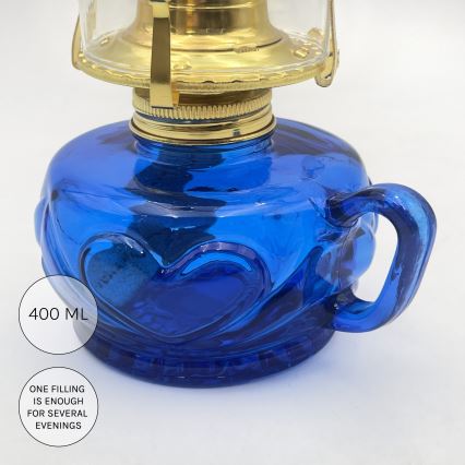 Brilagi - Lampião a petróleo MERLIN azul