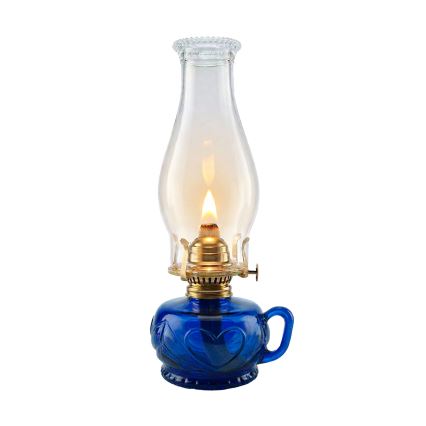Brilagi - Lampião a petróleo MERLIN azul
