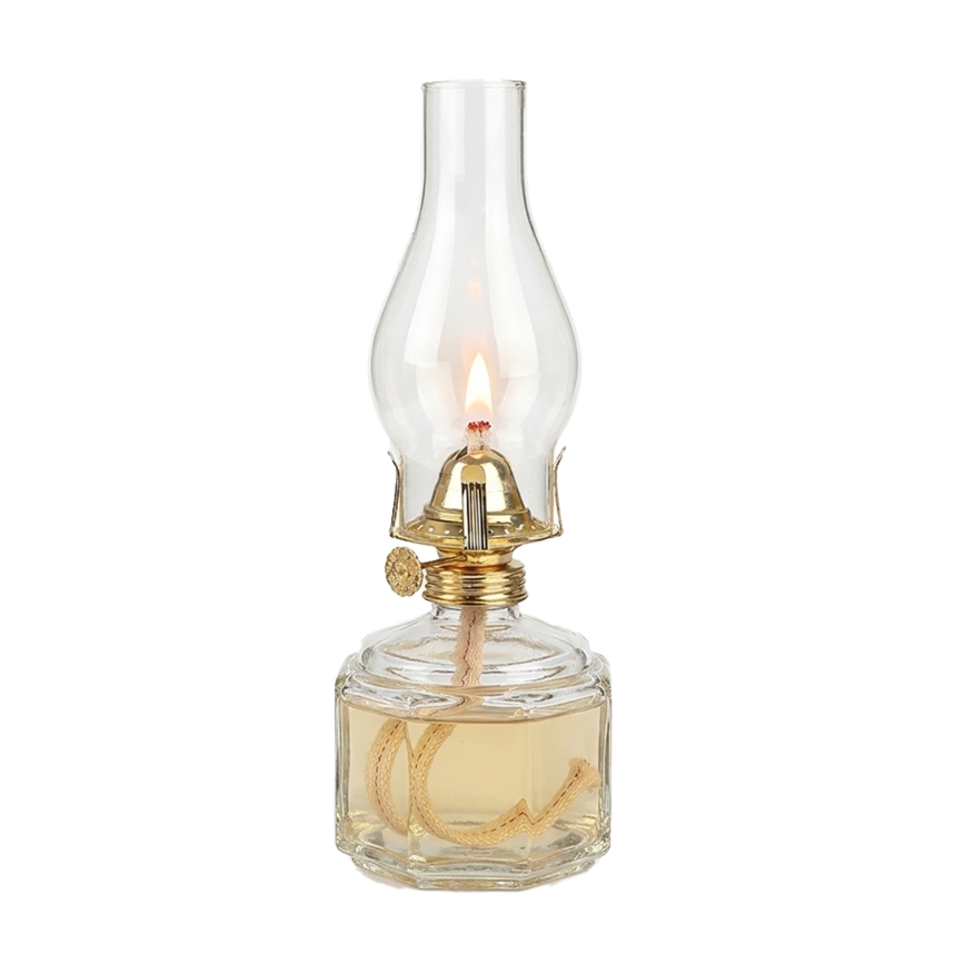 Brilagi - Lampião a petróleo MERLIN transparente