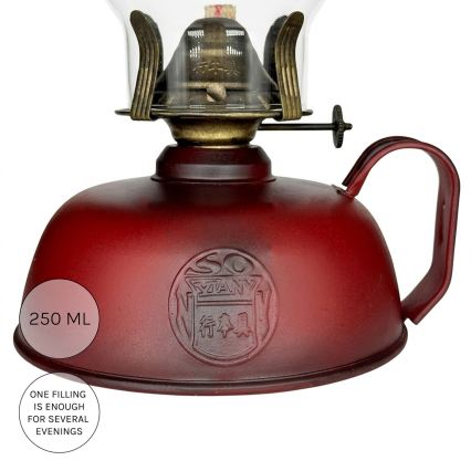 Brilagi - Lampião a petróleo MERLIN vermelho