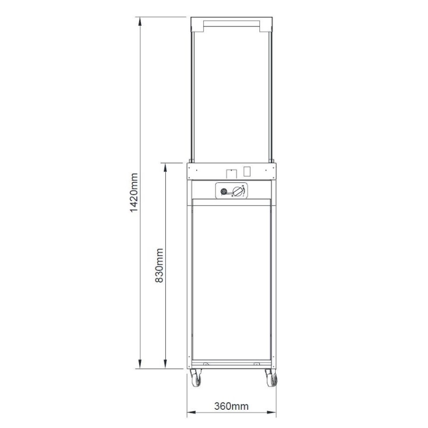 Brilagi - Lareira a gás para exterior FLARO GAS 142x36 cm 8 kW 1x AAA antracite + capa de proteção