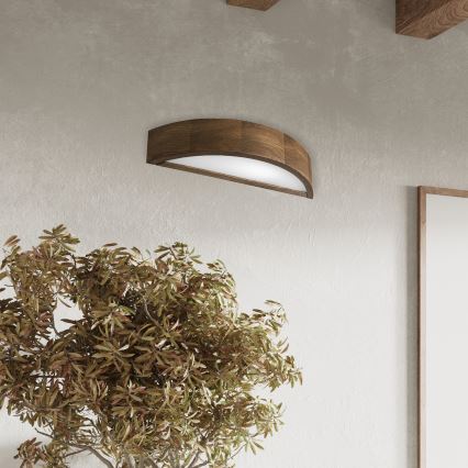Brilagi - LED Aplique de Parede CARVALHO 1xE27/15W/230V carvalho nogueira