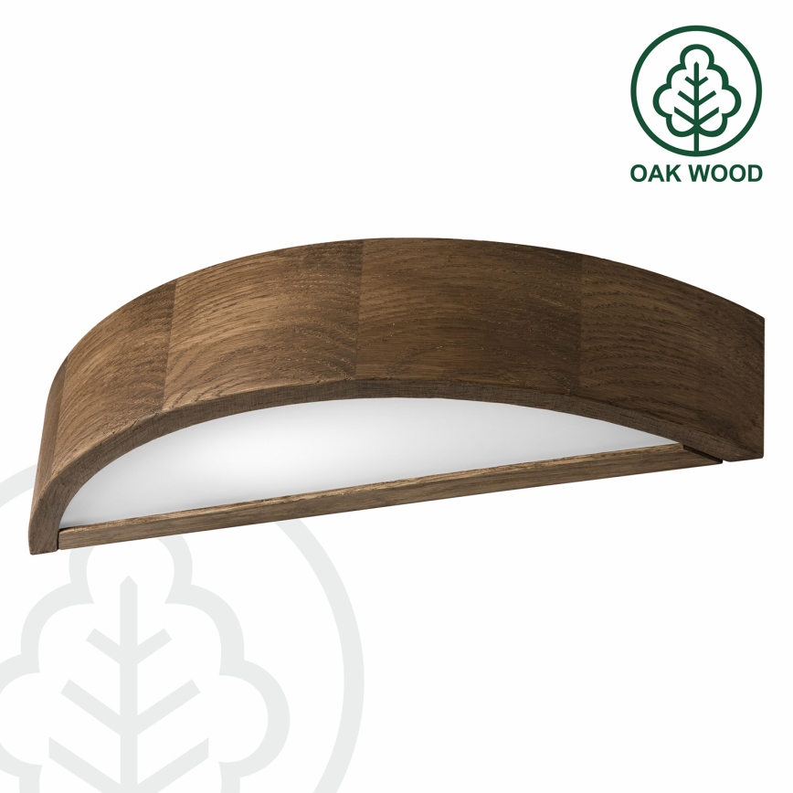 Brilagi - LED Aplique de Parede CARVALHO 1xE27/15W/230V carvalho nogueira