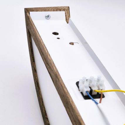 Brilagi - LED Aplique de Parede CARVALHO 1xE27/15W/230V carvalho nogueira