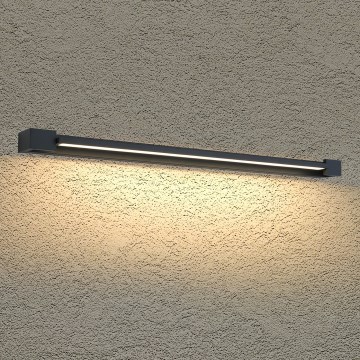 BRILAGI - LED Aplique de parede exterior AQUA LINE LED/24W/230V 90 cm IP44 preto CRI 90