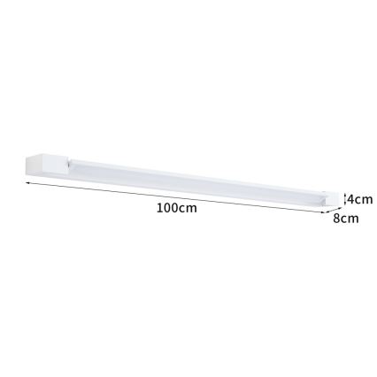 BRILAGI - LED Aplique de parede exterior AQUA LINE LED/28W/230V 100 cm IP44 branco CRI 90