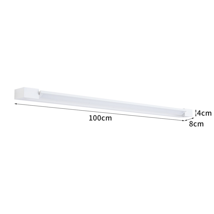 BRILAGI - LED Aplique de parede exterior AQUA LINE LED/28W/230V 100 cm IP44 branco CRI 90