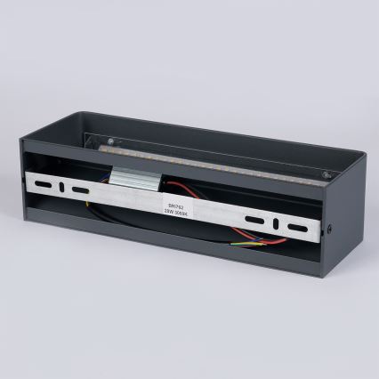 Brilagi - Aplique LED de parede para exterior DONNANI LED/12W/230V 30 cm antracite IP44
