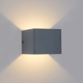 Brilagi - LED Aplique de parede exterior DONNANI LED/5W/230V 10 cm antracite IP44
