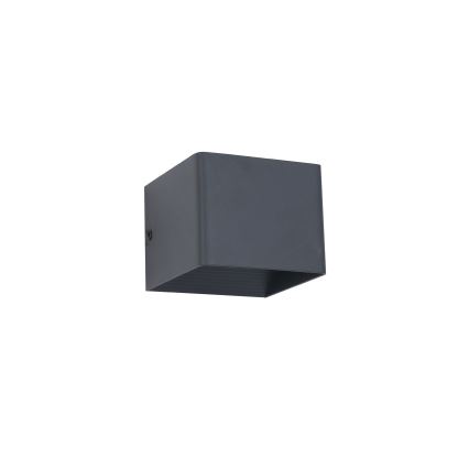 Brilagi - LED Aplique de parede exterior DONNANI LED/5W/230V 10 cm antracite IP44