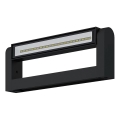 Brilagi - LED Aplique de parede exterior SALERNO LED/12W/230V 35,5 cm preto IP65