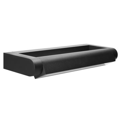 Brilagi - LED Aplique de parede exterior SALERNO LED/12W/230V 35,5 cm preto IP65