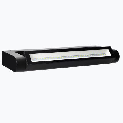 Brilagi - LED Aplique de parede exterior SALERNO LED/12W/230V 35,5 cm preto IP65