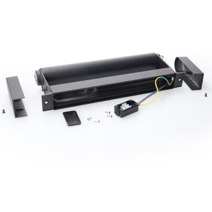 Brilagi - LED Aplique de parede exterior SALERNO LED/12W/230V 35,5 cm preto IP65