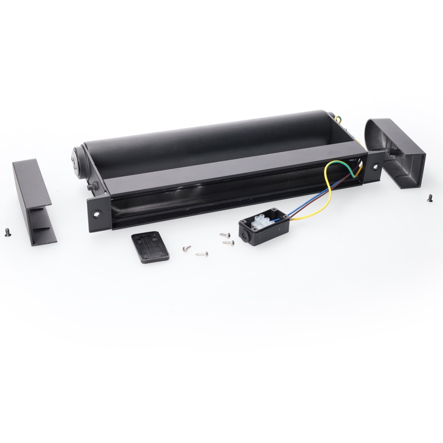 Brilagi - LED Aplique de parede exterior SALERNO LED/12W/230V 35,5 cm preto IP65