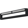 Brilagi - LED Aplique de Parede Exterior SALERNO LED/24W/230V 66 cm preto IP65