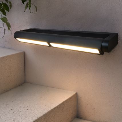 Brilagi - LED Aplique de Parede Exterior SALERNO LED/24W/230V 66 cm preto IP65