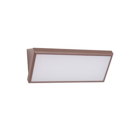 Brilagi - Aplique de parede exterior LED TRIANGLE LED/42W/230V 3000/4000/6500K 45 cm castanho IP65
