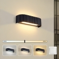 BRILAGI - LED Aplique de parede FALCON MODERN LED/10W/230V 30 cm 3000/4500/6000K preto