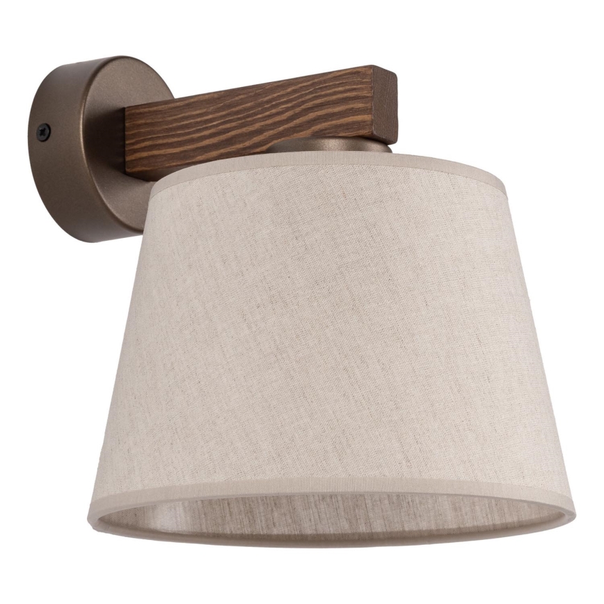 BRILAGI - LED Aplique de parede LATTE 1xE27/15W/230V pinho/bege