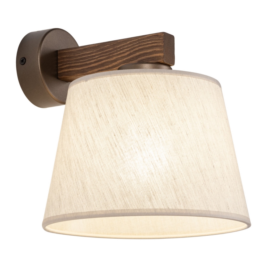 BRILAGI - LED Aplique de parede LATTE 1xE27/15W/230V pinho/bege