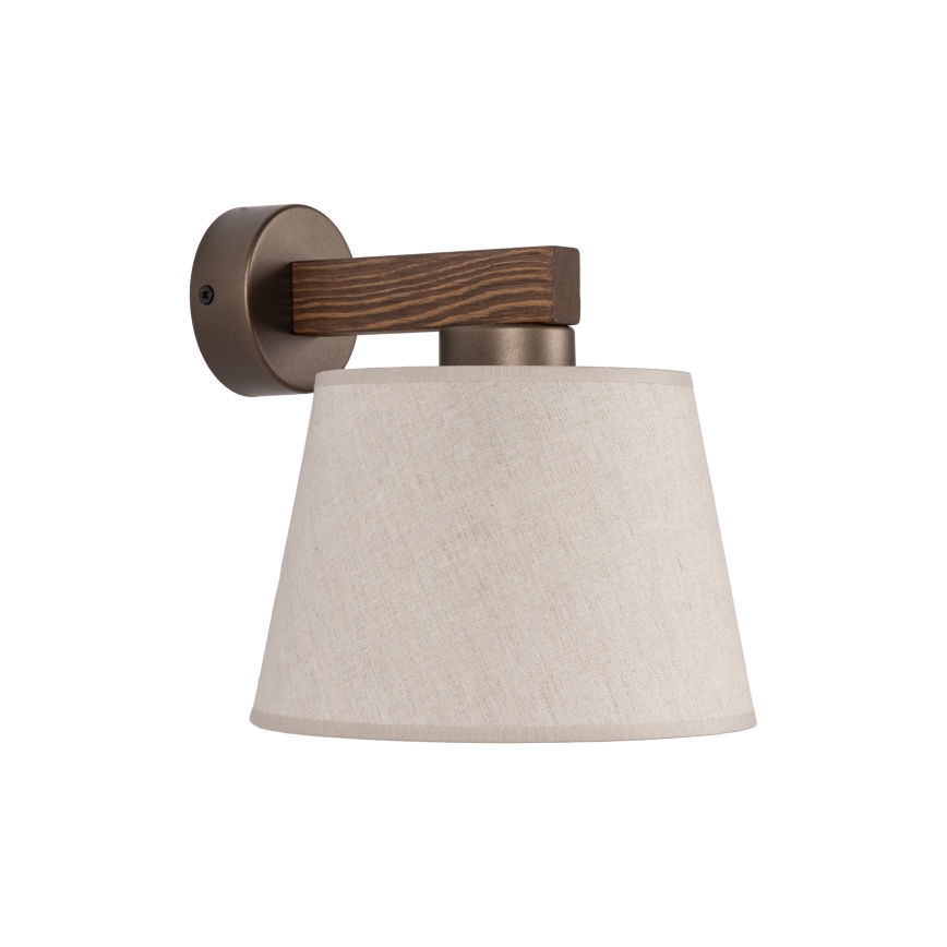 BRILAGI - LED Aplique de parede LATTE 1xE27/15W/230V pinho/bege