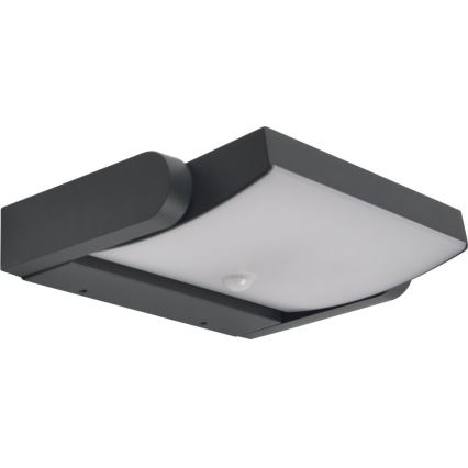 Brilagi - Aplique de parede LED para exterior com sensor ANKLE LED/18W/230V 3000K IP65 antracite