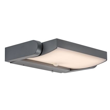 Brilagi - Aplique de parede LED para exterior com sensor ANKLE LED/18W/230V 3000K IP65 antracite