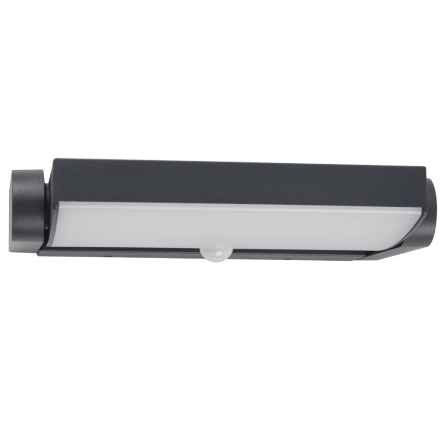 Brilagi - Aplique de parede LED para exterior com sensor ANKLE LED/18W/230V 3000K IP65 antracite