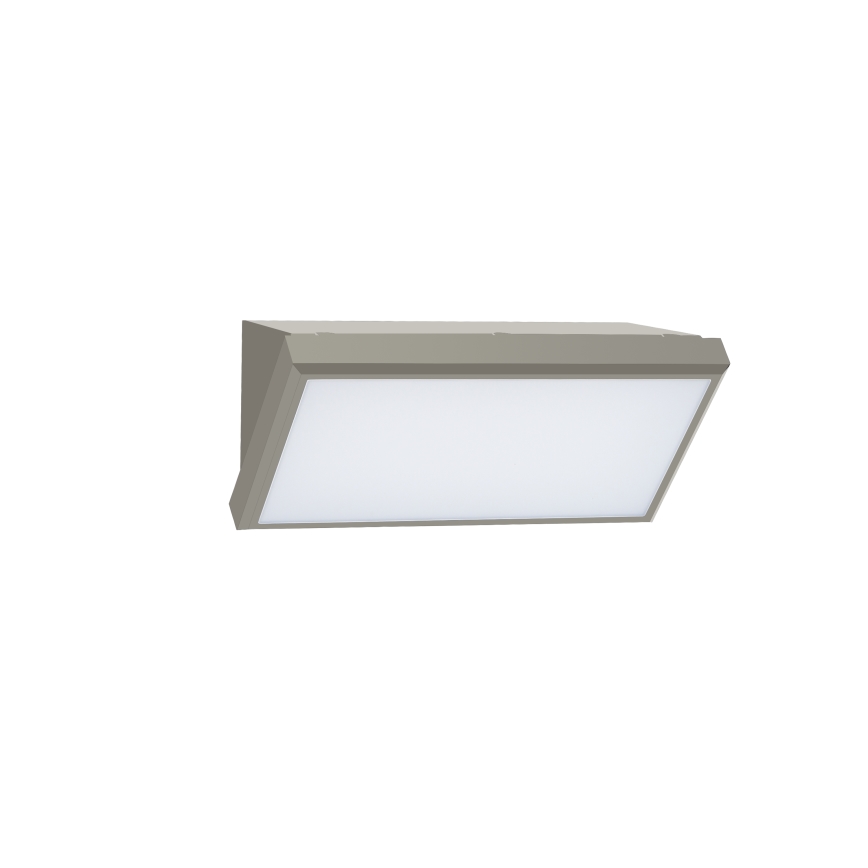 Brilagi - Arandela LED para exterior com sensor TRIANGLE LED/20W/230V cinzento IP65