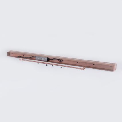 Brilagi - Aplique de parede exterior LED LINEAR LED/32W/230V 3000K IP65 140 cm castanho IRC 90