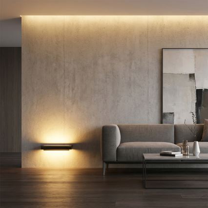 BRILAGI - Aplique de parede exterior para fachada SALERNO LED/12W/230V 35,5 cm antracite IP65