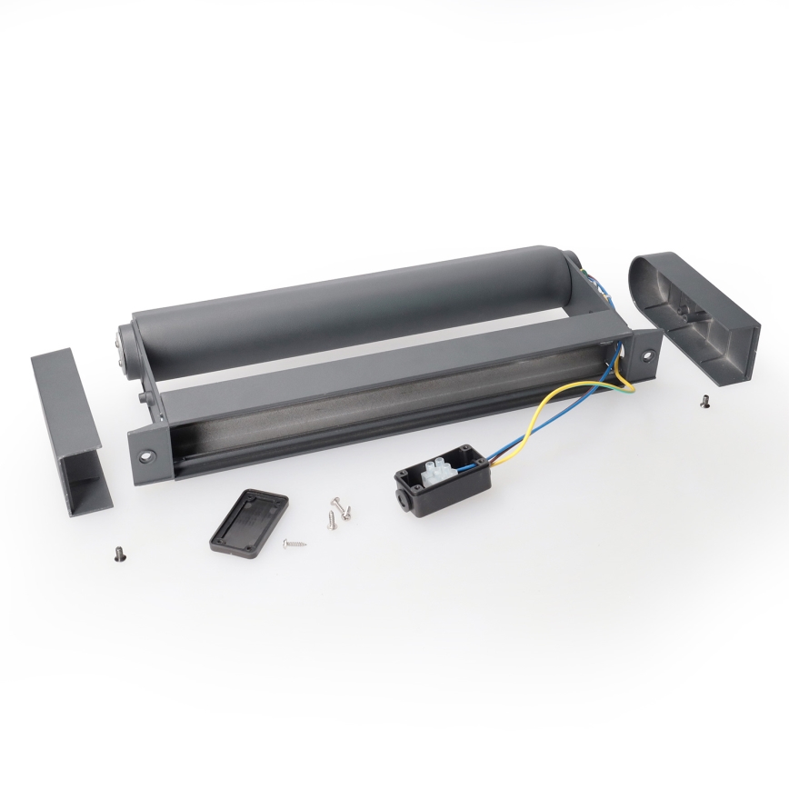 BRILAGI - Aplique de parede exterior para fachada SALERNO LED/12W/230V 35,5 cm antracite IP65