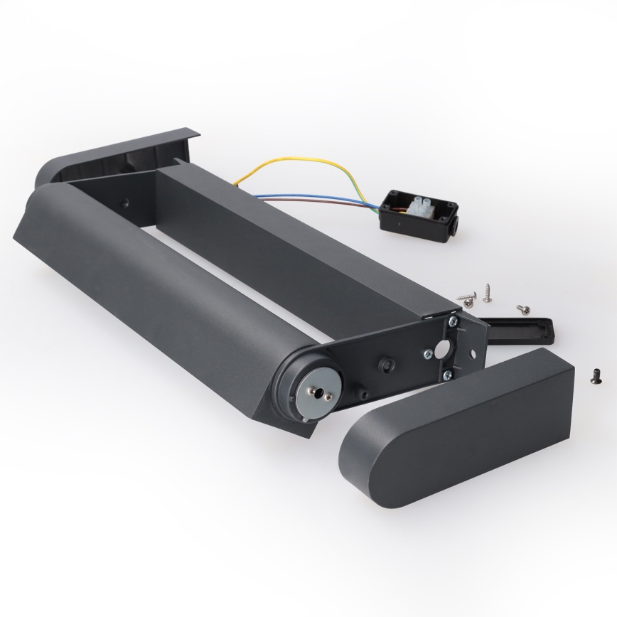 BRILAGI - Aplique de parede exterior para fachada SALERNO LED/12W/230V 35,5 cm antracite IP65