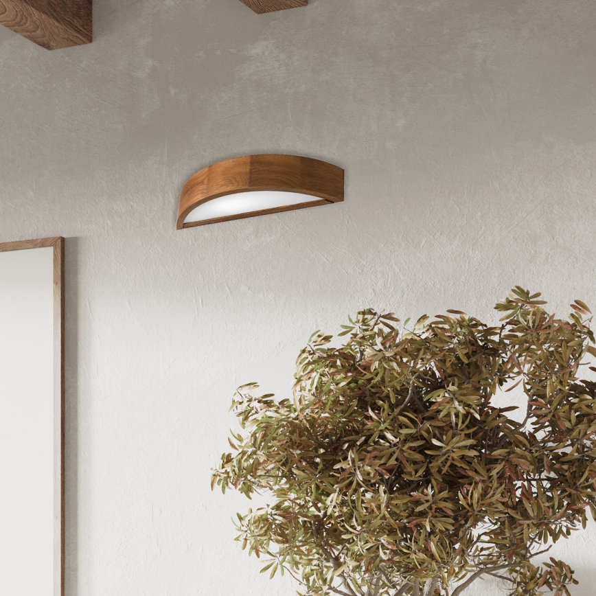 Brilagi - Luminária de Parede LED CARVALHO 1xE27/60W/230V carvalho cerejeira