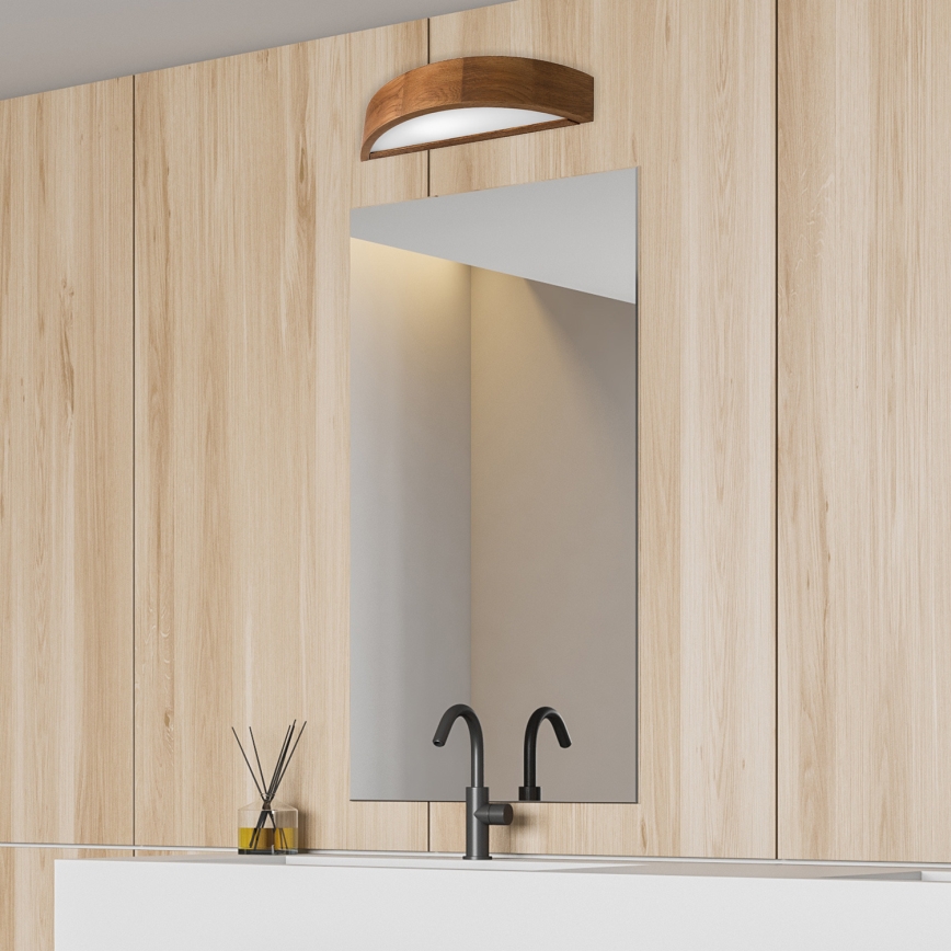 Brilagi - Luminária de Parede LED CARVALHO 1xE27/60W/230V carvalho cerejeira