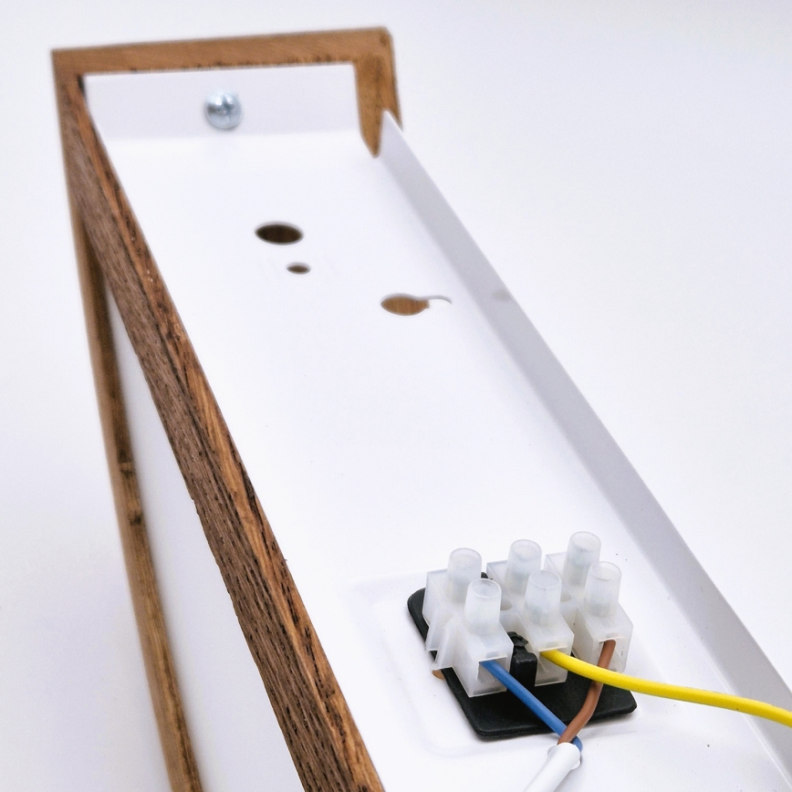 Brilagi - Luminária de Parede LED CARVALHO 1xE27/60W/230V carvalho cerejeira