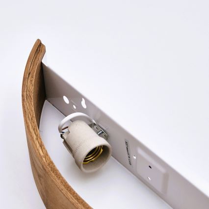 Brilagi - Luminária de Parede LED CARVALHO 1xE27/60W/230V carvalho cerejeira