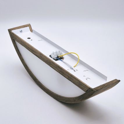 Brilagi - Luminária de parede LED CARVALHO 1xE27/60W/230V carvalho nogueira