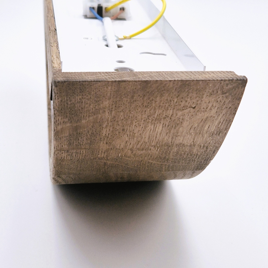 Brilagi - Luminária de parede LED CARVALHO 1xE27/60W/230V carvalho nogueira