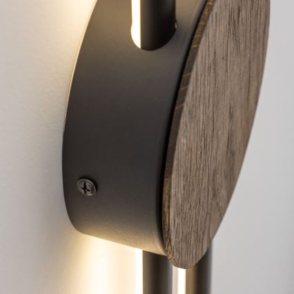 Brilagi - Luminária de Parede LED WOODY COLLINE LED/15W/230V 80 cm carvalho nogueira