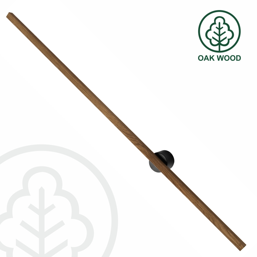 Brilagi - Luminária de Parede LED WOODY LINE LED/12W/230V 120 cm carvalho nogueira